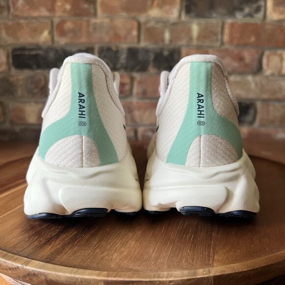 Hoka Arahi 8 Womens 6.5 Rose Cream Alabaster Max Cushion Running Sneakers Shoes - Picture 8 of 16